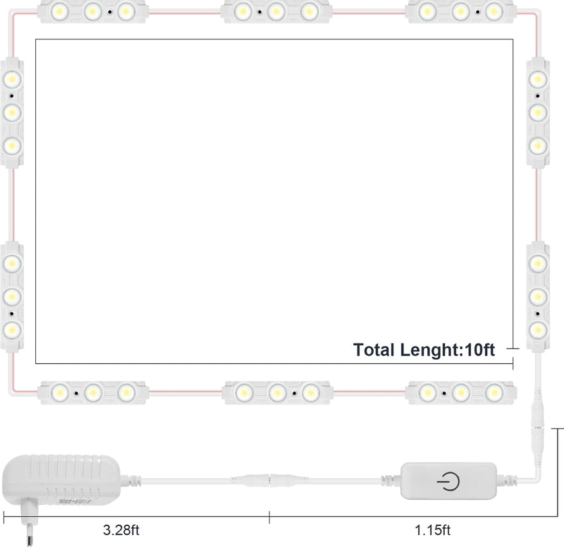 Luces LED de espejo 14 modulos - additional image 3